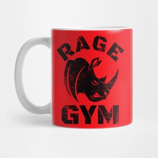 RAGE GYM RHINO BODYBUILDING Mug